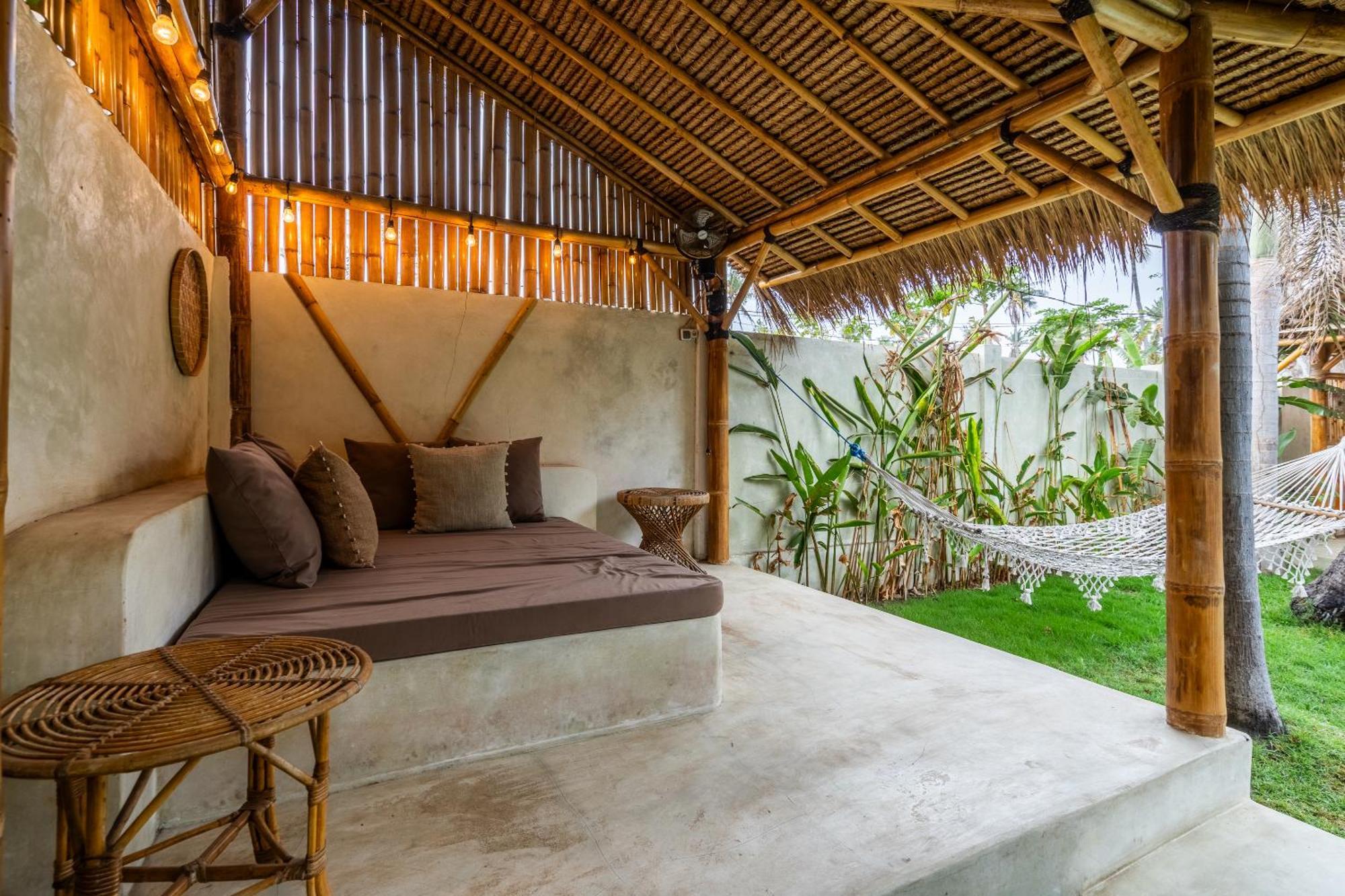 Villa Burung Gili Air Authentic 3-Bedroom Bamboo Villa With Private Pool Экстерьер фото