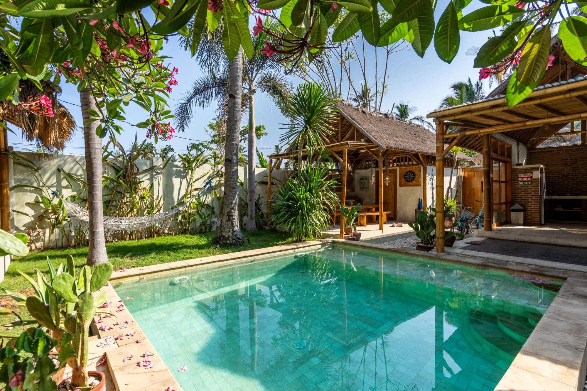 Villa Burung Gili Air Authentic 3-Bedroom Bamboo Villa With Private Pool Экстерьер фото