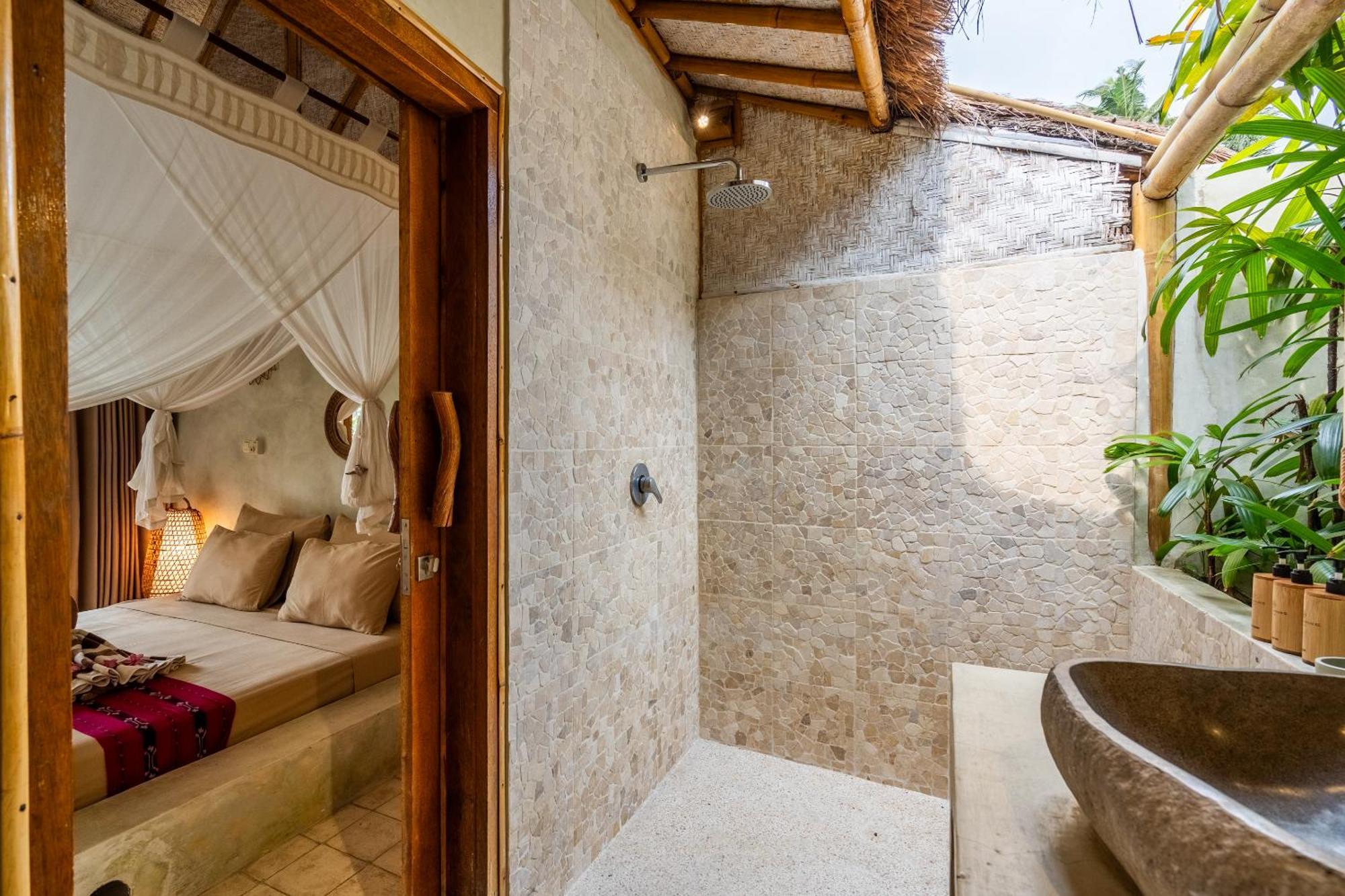 Villa Burung Gili Air Authentic 3-Bedroom Bamboo Villa With Private Pool Экстерьер фото